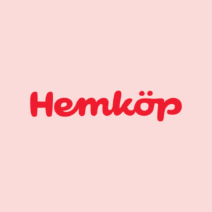 Hemköp logotyp — återförsäljare av Svensk Vedhandel