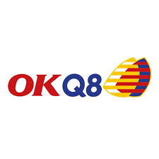 OKQ8 logotyp — återförsäljare av Svensk Vedhandel